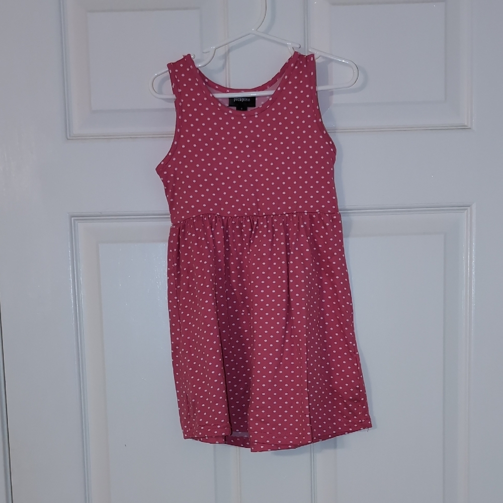 Polka Dot Pink Kids Dress